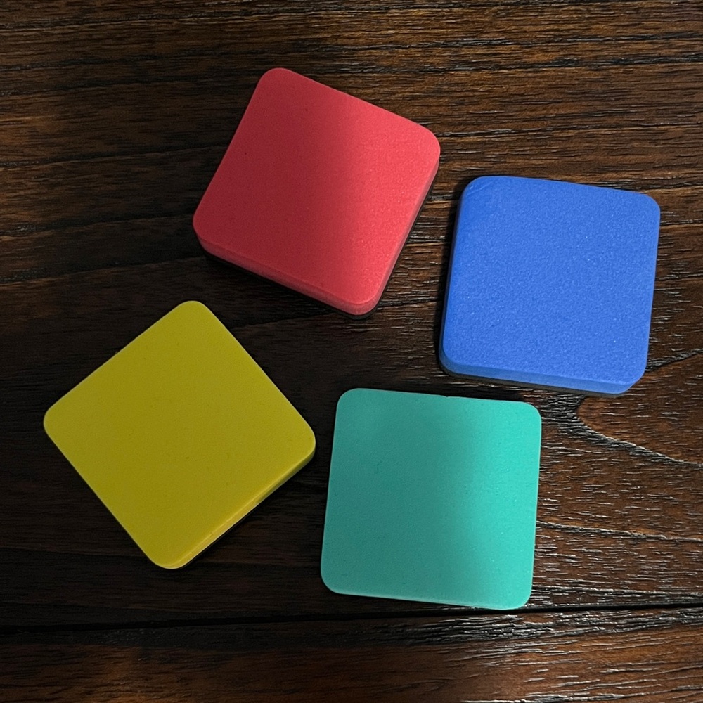 $2 Add-On New Whiteboard Eraser Office School Supplies Blue, Red, Green, Yellow
